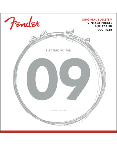 Fender original pure nickel bullet end 9-42