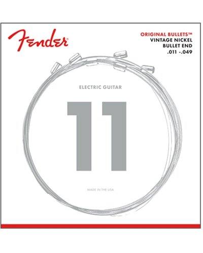 Fender original pure nickel bullet end 11-49