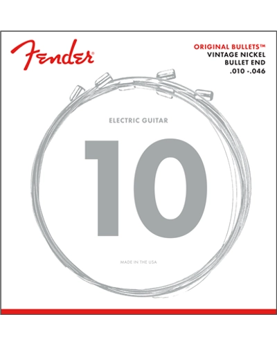 Fender original pure nickel bullet end 10-46