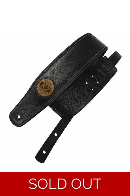 K2 Brazilian leather guitar strap