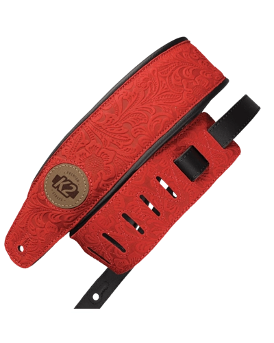 K2 Brazilian leather guitar strap