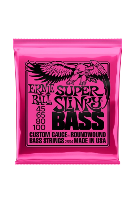 Ernie ball super slinky bass strings 45-100