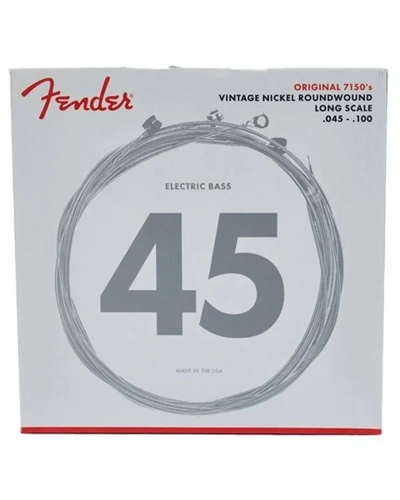 Fender original 7150's vintage nickel round wound long scale 45-100