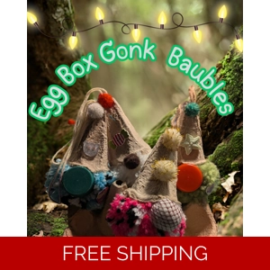 Egg Box Gonk Baubles set