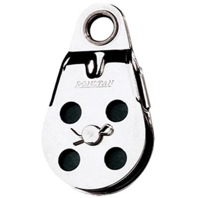 Ronstan Wire Block - Ferrule Top w/Removable Nylontron® Sheave - 45mm (1-34/") Sheave Diameter