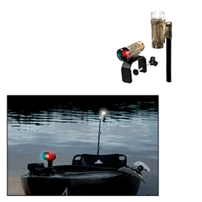 Attwood PaddleSport Portable Navigation Light Kit - C-Clamp, Screw Down or Adhesive Pad - RealTree&r