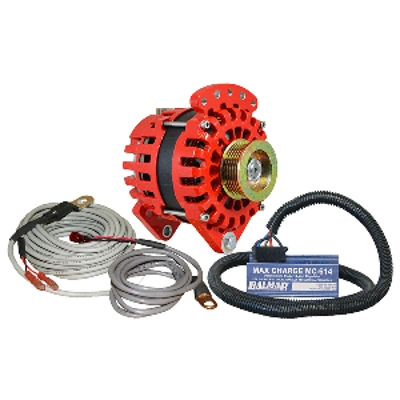 Balmar Alternator 3.15" Dual Foot Saddle K6 Serpentine Pulley Regulator & Temp Sensor - 170A Kit