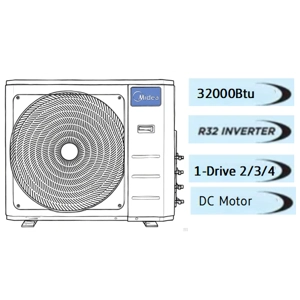 32000Btu Four Zone Mini Split Air Conditioner - Cooling Only - R32 - GSP/M3ODU28