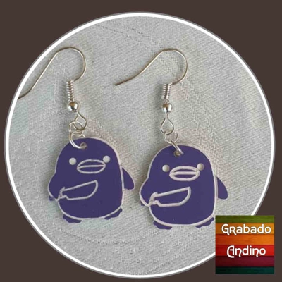 aretes pinguino asesino aretes pinguino asesino