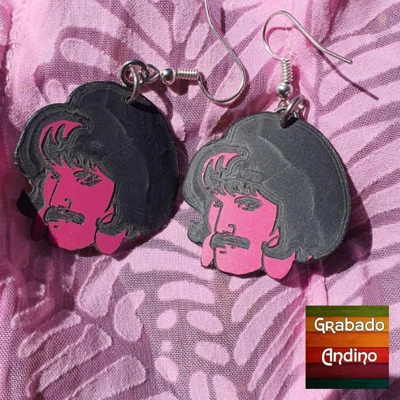 aretes Freddie Mercury Queen i want to break free
