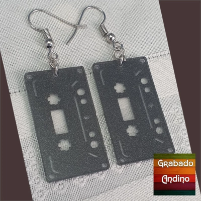 aretes cassette audio vintage aretes cassette audio vintage
