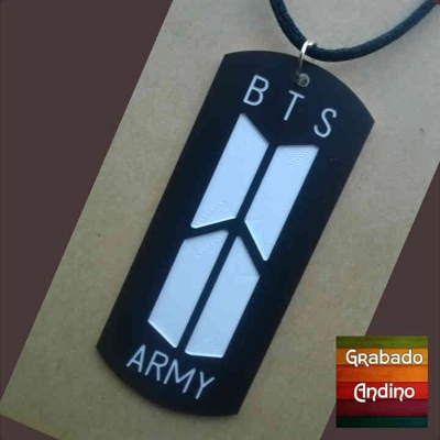collar BTS ARMY vertical collar BTS ARMY vertical