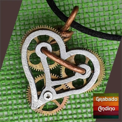 collar corazon steam punk collar corazon steam punk