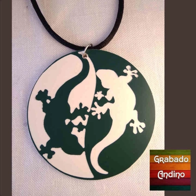 collar ying yang lagartagos collar ying yang lagartagos