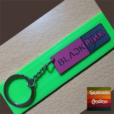 llavero black pink logo colores invertidos llavero black pink logo colores invertidos