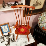 Hand-Painted Vintage Rocking Chair – One of a Kind