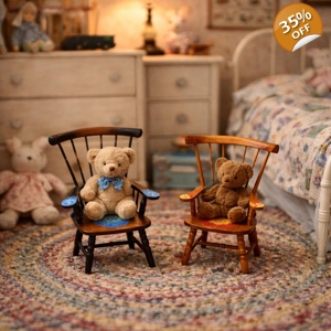 Hand-Painted Vintage Chair – Mandala Design