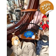 Hand-Painted Vintage Chair – Mandala Design