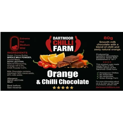 Orange & Chilli Milk Chocolate