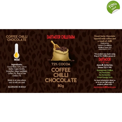 Coffee Chilli Chocolate, 80g