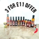 3 for £11 Offer