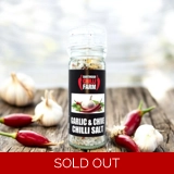 Garlic Chilli Salt Grinder, 100g
