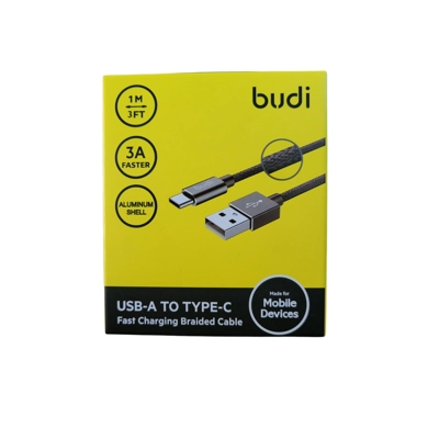 Budi 2A 1m TYPE-C Cable Budi 2A 1m TYPE-C Cable
