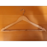 Personalised Wooden Coat Hanger – Custom Engraved
