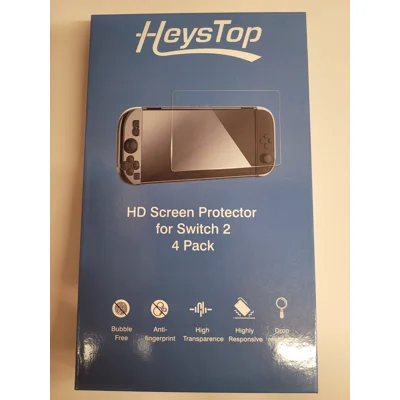 HD Screen Protector for Nintendo Switch 2 – 4 Pack High-Tr..