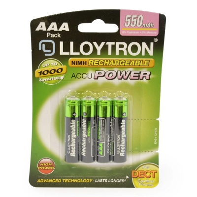 Lloytron 550mAh AAA Rec..