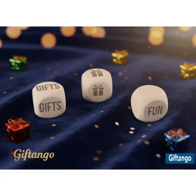 Custom Engraved Wooden Dice (Set of 3)
