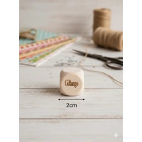 Custom Engraved Wooden Dice