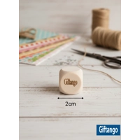 Custom Engraved Wooden Dice