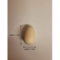 Laser Engraved Bunny Egg Set – Mini 1" Easter Keepsake (Set of 3)