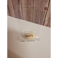 Personalised Wooden Egg – Custom Engraved Child’s Name (1 Inch)