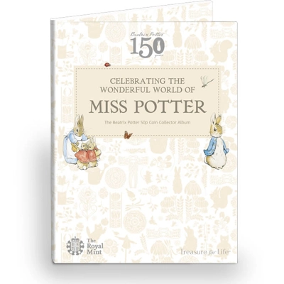 Beatrix Potter 2016 50p Coin Collector Album