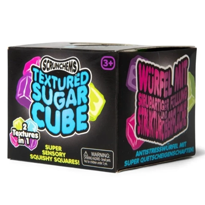 Scrunchems Textured Sugar Cube – Super Sensory Squishy Square