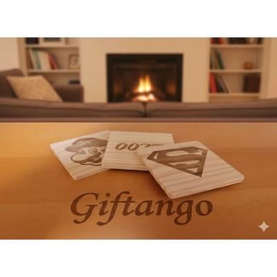 Wooden Coaster – Personalised