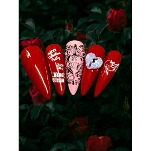 The Scorn Valentine - Anti Valentines - Set of 10 Nails