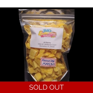 Jill's Freeze dried Delights - Mangos