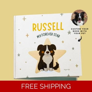 Personalized Pet Memorial Book | Dog, Cat, or Rabbit Loss Gift | Pet Remembrance Story for Kids
