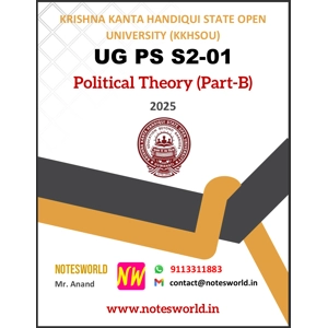 KKHSOU UG PS S2-01 (DSC/DSE) Political Theory (Part-B) Solved Assignment 2025
