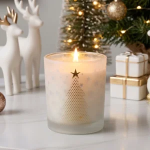 Christmas Scented Candle in Christmas Tree Jar