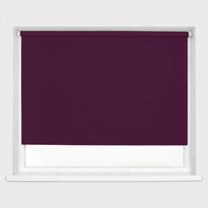 THERMAL LARGE ROLLER BLIND COLOUR AUBERGINE