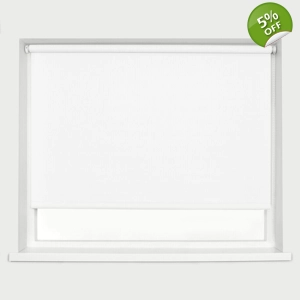 THERMAL LARGE ROLLER BLIND COLOUR WHITE