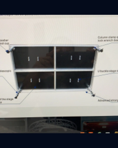 SS- 2מ X פלטת במה 1מ
