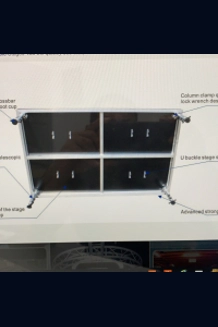 SS- 2מ X פלטת במה 1מ
