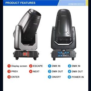 MAN- E SPRITE תואם , Led  800 W פנס ממונע