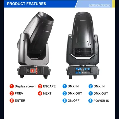 MAN- E SPRITE תואם , Led  800 W פנס ממונע title=
