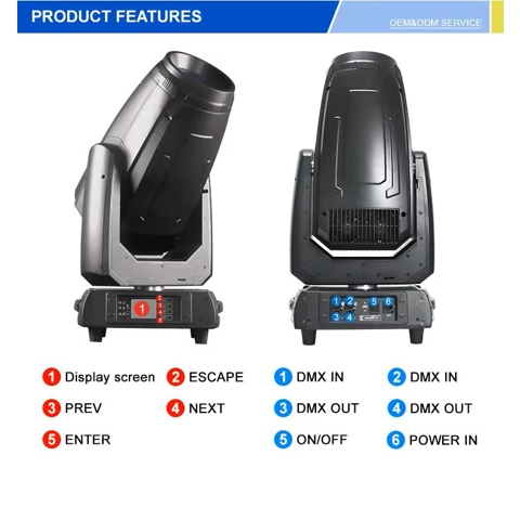 MAN- E SPRITE תואם , Led  800 W פנס ממונע